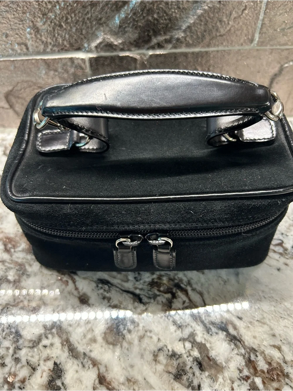 Gucci RARE Tom Ford Era Suede Horsebit Men's Toiletry Travel Case